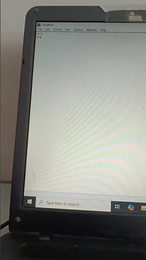 Python program in idle script and interactive mode