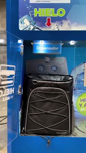 Maquina expendedora de hielo y agua purificada las 24 horas