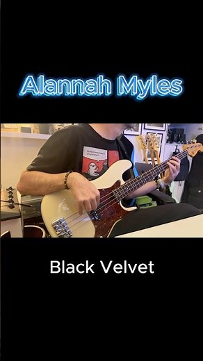 Alannah Myles - Black Velvet #bass #cover #blackvelvet #basslove #bassguitar
