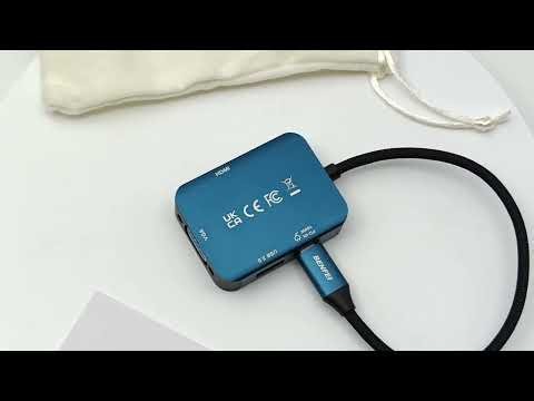 BENFEI 4-in-1 USB Type-C to HDMI and VGA Adapter Hub - Product Showcase
