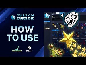 Custom Cursor Tutorial - How to use the App on Steam