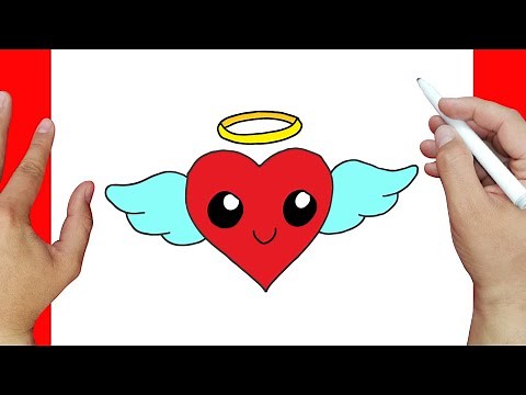 How to draw a heart for Valentine's Day | Easy drawings