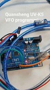 programming up the ATMEGA328P chip for the Quansheng VFO