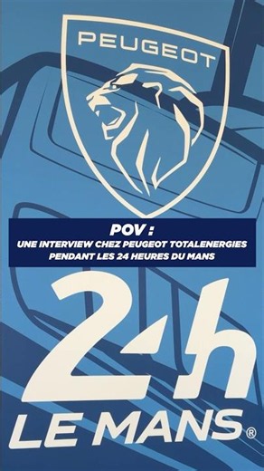 What an interview is like with Peugeot TotalEnergies during the 24 Hours of Le Mans 👀