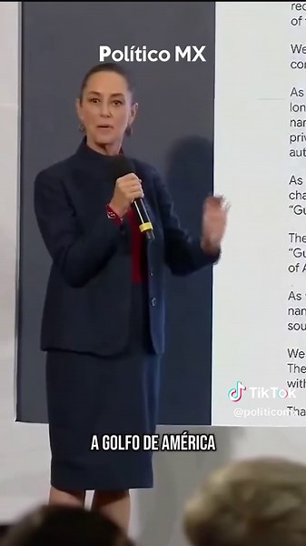 💥 Sheinbaum responde a Google: “No estamos de acuerdo” Claudia Sheinbaum habló sobre la respuesta de Google respecto al cambio de nombre del Golfo de México en su portal. La presidenta mencionó que es incorrecto, ya que el decreto de Donald Trump solo menciona la plataforma continental de EUA, mientras que Google cambió el nombre de todo el Golfo de México, incluyendo las áreas que pertenecen a México y Cuba. #eua #golfodemexico #golfodeamerica #usa #donaldtrump #sheinbaum #google #parati #vide