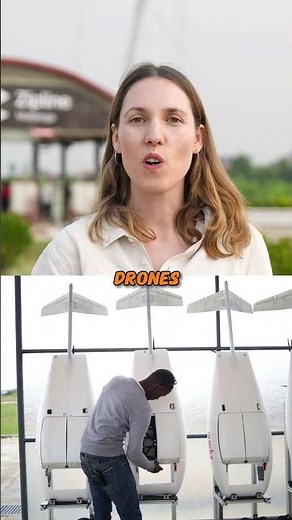 Vaccines delivered by WHAT?! #drone #shorts