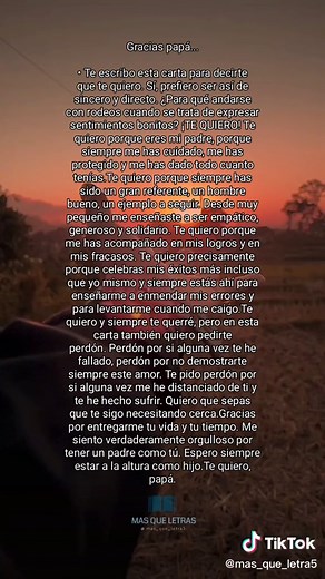 Cartas y Dedicatorias para Papá en su Cumpleaños