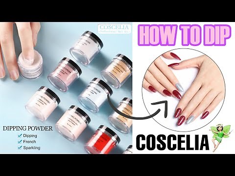 HOW TO: FILL NAILS WITH DIP POWDER for Beginners ✨ Coscelia Nail Tutorial 📚✅