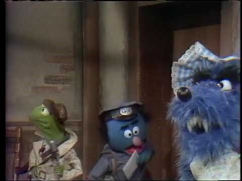 Classic Sesame Street - News Flash Big Bad Wolf Chasing Little Red Riding Hood Full Version HQ 1973