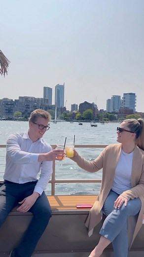 Meet Boston on Instagram: "Tiki Boat Boston offers both private and public cruises! 🌸🍹 With a bartender on board, this cruise that leaves right out of Rowes Wharf has the best views and best vibes! Plan your summer right by booking your Tiki Boat Boston cruise today! Learn more at the link in bio. ⛵️"
