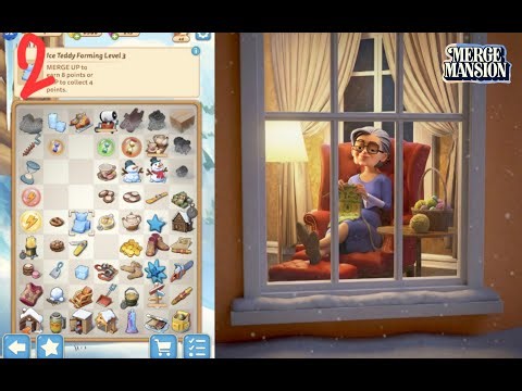 Merge Mansion | Frosty Secrets Part 2 🎄🎄 #merge #mergemansion