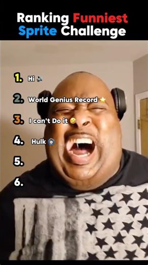 Ranking The Funniest Sprite Brup Challenge