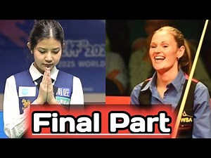 Nutcharut Wongharuthai ( Mink) vs Reanne Evans last part! Snooker highlight