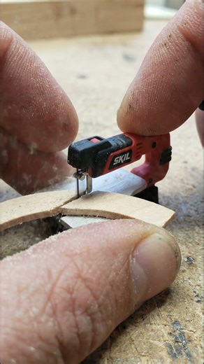 POV: You Forget How Small the SKIL Mini Scroll Saw Is #minitools #skil