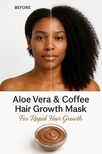 310K views · 8.8K reactions | Aloe vera and coffee hair growth mask for rapid growth Revive your hair naturally with this power combo ☕ | ALC Glowlab | Facebook
