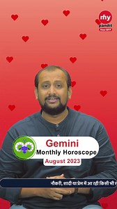 Gemini August Monthly Sunsign Horoscope 2023 Don't forget to sign-up & talk to our astrologers right away: www.mypandit.com #geminizodiac #gemini #geminiseason #geminilife #geminis #geminihoroscope #geminination #geminimoon #geminigang #geminimemes | MyPandit.com | Facebook