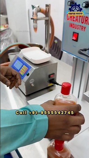 Tomato Sauce Liquid Filling Machine | Bottle Capping And Automatic Paste Filler #pastefillingmachine
