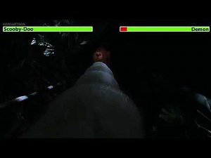 Scooby-Doo vs. Demon with healthbars