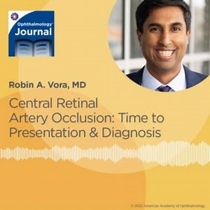 How is central #retinal artery occlusion similar to a brain stroke? Drs. Drew Carey, Aubrey Gilbert and Robin Vora evaluate the presentation patterns of patients diagnosed with #CRAO in the latest #OphthalmologyJournal #podcast #neurophth https://ow.ly/KzKS50PztAL | American Academy of Ophthalmology