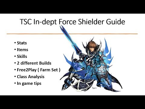 Cabal Mobile | Force Shielder Guide | Stats + Items + Skills | 2 different Builds |