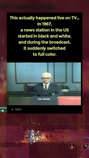 TV Switched to Color Live #didyouknow #factsyoudontknow
