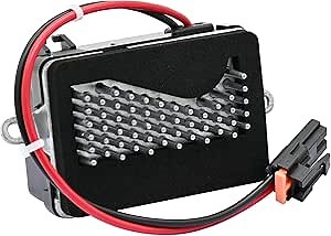 Front Auto Control Blower Motor Resistor Compatible with Gmc Chevy Tahoe Sierra Yukon XL Avalanche Silverado Suburban 1500 2500 3500 Escalade Ext 2001-2002 Fan Control Module