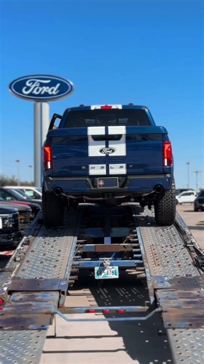 Loading a 785 HP Shelby F-150 Off-Road 🛻