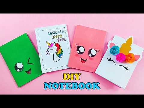 How to make Notebook/Easy & Beautiful Notebook/Handmade Notebook/Paper craft/DIY Mini Notebooks