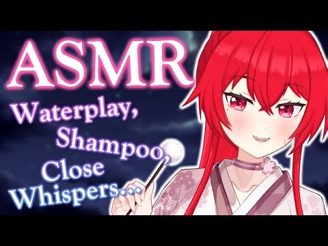 【ASMR】Anime Mafia Boss SPA Day! 🫧 | 🔴LIVE VTuber Gentle Shampoo, Water Sounds & Close Whispers