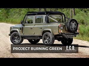 Restored Defender 110 Crew Cab with a 5-speed Manual LS3 | Project Burning Green | D110