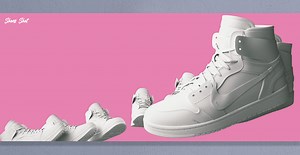 3D Motion Graphics ( Nike AirForce ) Visualization - Eslam Abonar