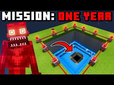 Trapping This TERRIFYING MOD in Minecraft Hardcore