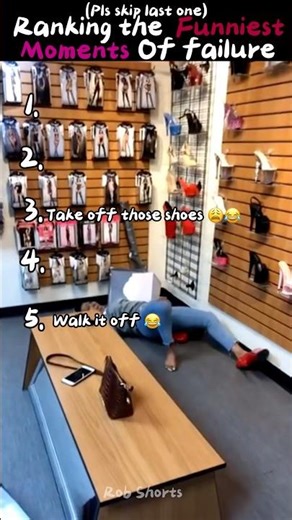 Ranking the funniest moments of failure #shorts #ranking #viralvideo