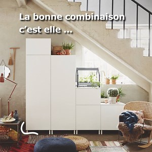 Optimisez l'espace avec les nouveaux rangements modulables PLATSA. (à partir de 102€) 👉 https://bit.ly/2rjgya1 | IKEA