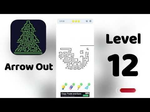 🎯 Arrow Out Level 12 Walkthrough | Relaxing Puzzle Game | SolutionGuruji