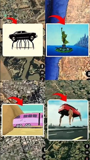 📌 I Found Top 4 Viral Video On Google Earth 🌎 #viralshort #shorts #viralvideo