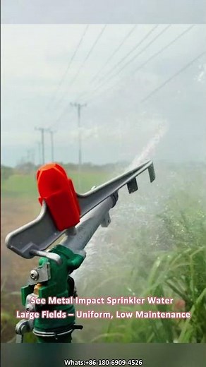 Heavy-Duty Metal Impact Sprinkler: Corrosion-Free Farm Irrigation #irrigation #sprinkler #shorts