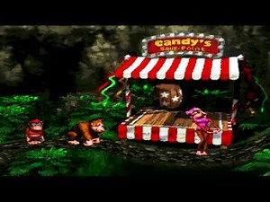 Donkey Kong Country (SNES) Candy's Save Point