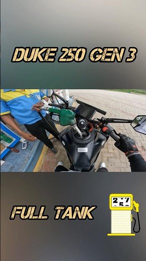 ktm duke 250 gen 3 || full tank || petrol pump || #shorts #youtubeshorts #viral #trending #petrol