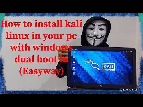 how to install kali linux without losing any data | with the windows dual boot