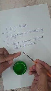 5 steps to perfect brushstrokes #shorts #shortsvideo #shortsfeed #shortsviral