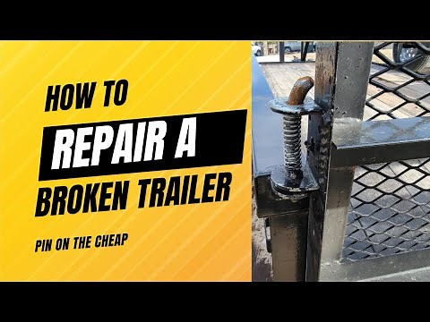 Utility Trailer Gate Pin Repair