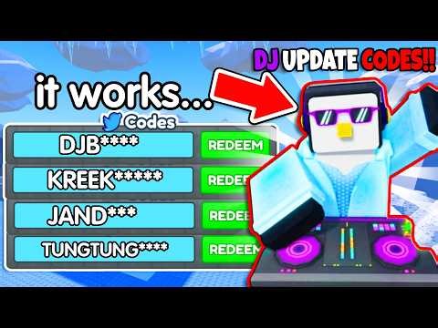 DJ UPDATE WORKING CODES🪩 in Roblox Knockout🐧 (NEW UPDATE)