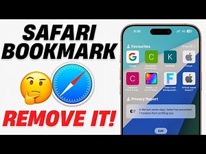 Delete Safari Bookmarks on iPhone in Seconds! - iPhone Beginner Guide