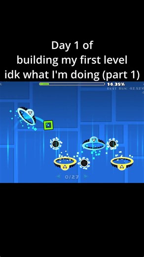 My First Geometry Dash Layout #shorts