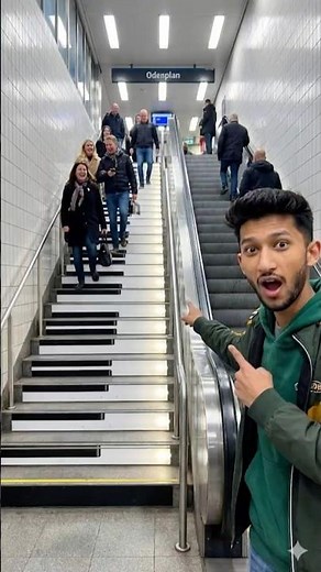 Day 6: log seedhiyan chadhne par majboor ho gaye || the fun theory by Volkswagen #marketing #shorts