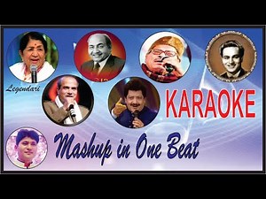 हिन्दी - DANCE SONG's MEDLEY KARAOKE - Six Songs in One Beat.