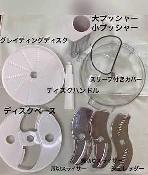 フードプロセッサー基本の使い方