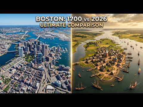 Boston 1700s — The City That Started A Revolution (AI Reconstruction)