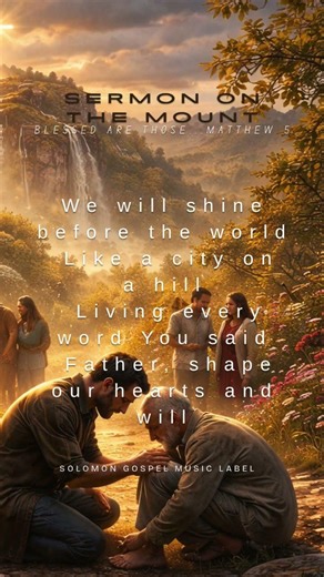 Shine Before the World | Blessed Are Those | New Gospel Worship Song | Christian Music Lyrical Video